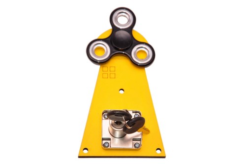 żółty_wiatrak_kluczyk_spinner