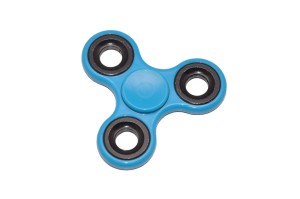 Niebieski - spinner metalic, fidget spinner. Spinner antystresowy.
