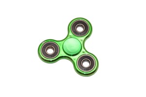 Zielony spinner metalic fidget spinner.   