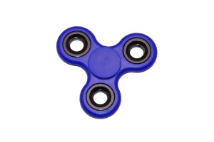 Granatowy spinner. Zabawka antystresowa, zręcznościowa.   