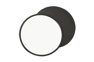 Lusterko okrągłe logopedyczne do tablicy manipulacyjnej - czarny.