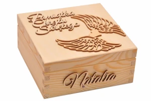 Pudełko personalizowane na chrzest, pudełko  na prezent.  