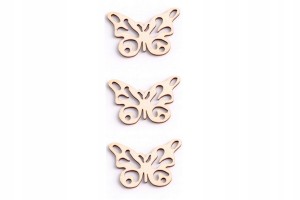 Motyl ze sklejki ażurowy do decoupage, do malowania, do zdobienia.