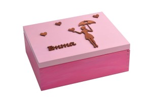 Szkatułka na biżuterię decoupage organizer prezent.