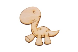 Dino dekor ozdoba figurka ze sklejki decoupage.