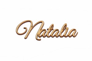 Eko napis - Twoje imię decoupage scrapbooking