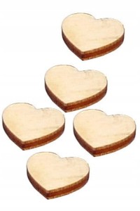 Serduszko ze sklejki do decoupage 25x25