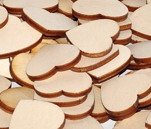 Serduszko ze sklejki do decoupage 40x40