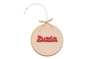 INDYWIDUALNA BOMBKA NA CHOINKĘ IMIĘ NAPIS PREZENT