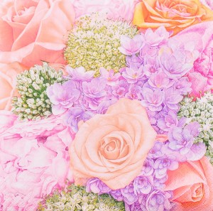 Serwetka decoupage bukiet róże serwetka motyw kwiatowy S31