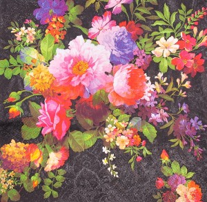 Serwetka decoupage serwetka motyw róża bukiet folk S25