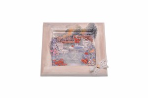 Obrazek decoupage prezent na imieniny, na urodziny, na dzień babci.