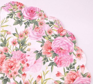 Serwetka decoupage serwetka motyw florystyczny - róże S15