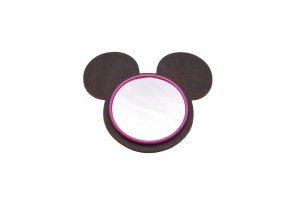 Lusterko do tablicy manipulacyjnej na  czarnej podstawce Mickey Mouse