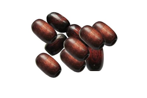 korale_brąz_owalne_drewniane