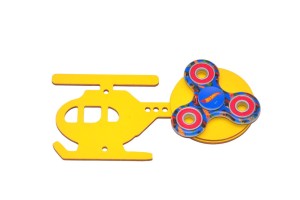 Eko helikopter i spinner na tablicę manipulacyjna