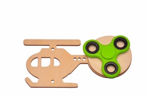 Eko helikopter + kolorowy spinner na tablicę manipulacyjna.  