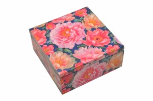 Pudełko decoupage z motywem kwiatowym prezent na urodziny, imieniny. 