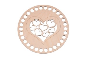 Baza do szydełkowania, baza 15 cm do koszyka, makrama. 