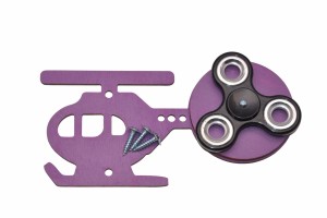 Helikopter i spinner do tablicy manipulacyjnej. 